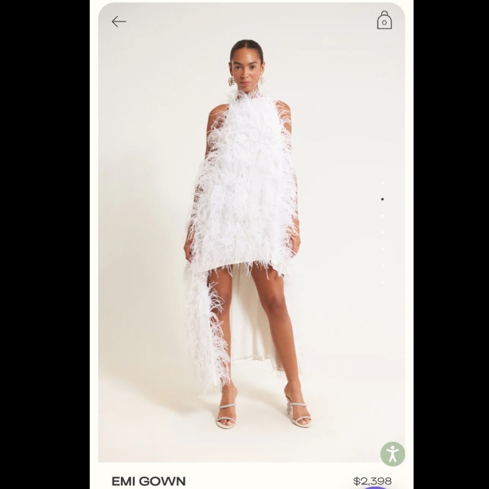 NWT Emi gown. Worn once.
